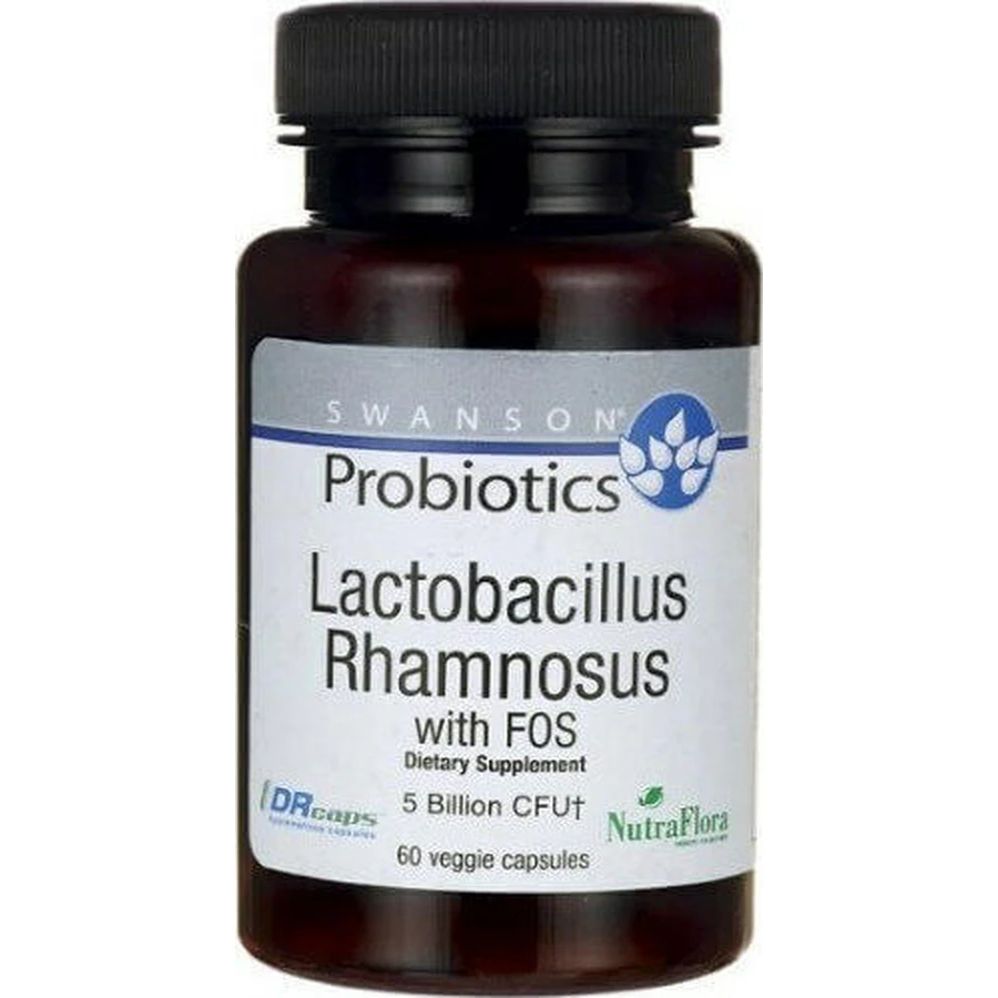 Swanson Lactobacillus Rhamnosus With FOS Probiotic 60 caps: цены и характеристики