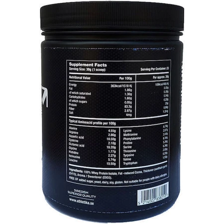 Athletika Sport Nutrition Сывороточный протеин со вкусом шоколада 700 гр.: цены и характеристики