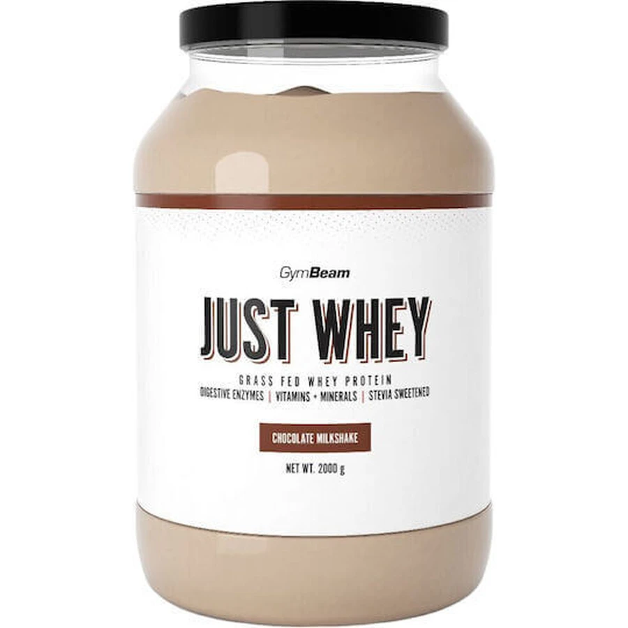 GymBeam Just Whey Сывороточный протеин со вкусом шоколадного милкшейка 2 кг: цены и характеристики
