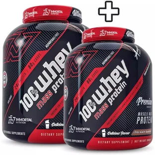 Immortal Nutrition 100% Whey Mass Protein 100% Whey Mass Protein со вкусом шоколада и банана 2х3 кг