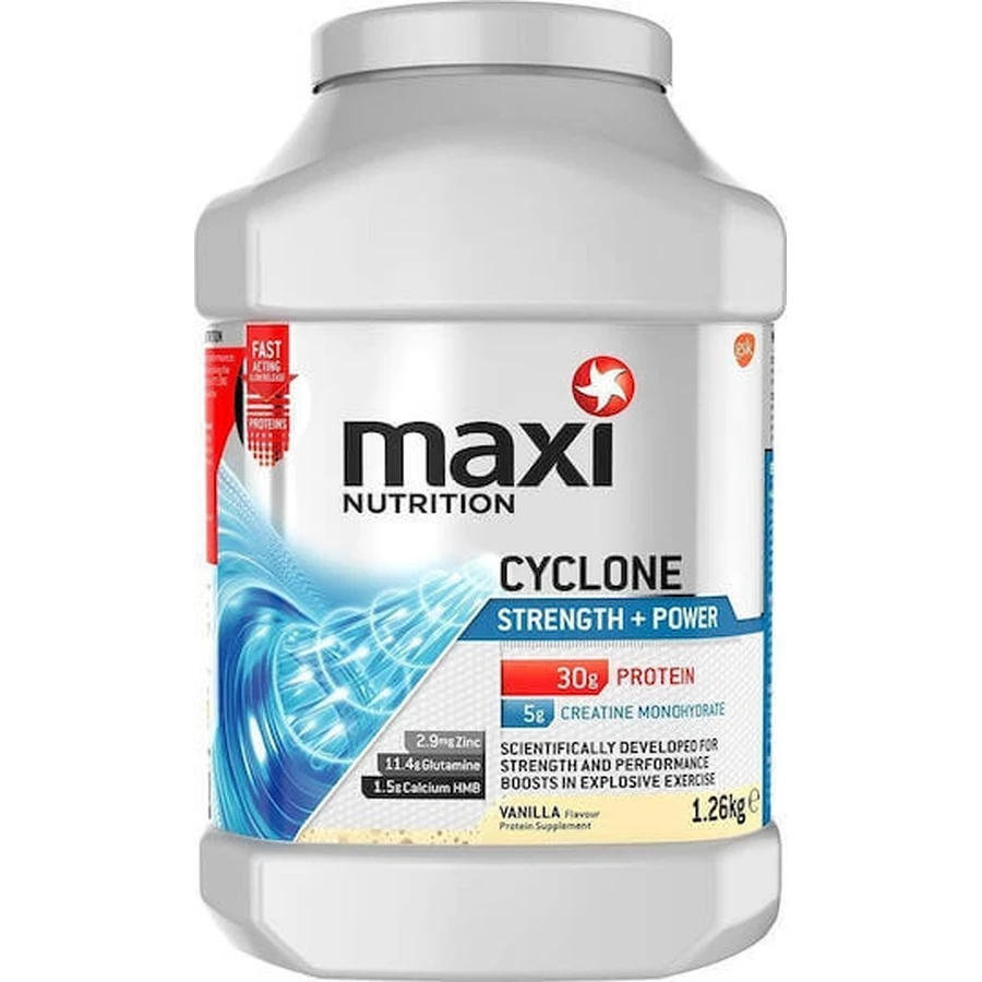 Maximuscle Cyclone с креатином и ванильным вкусом 1,26 кг: цены и характеристики