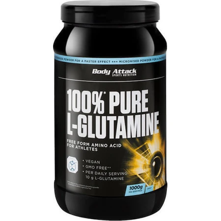 Body Attack Pure L-Glutamine 1000гр: ціни та характеристики