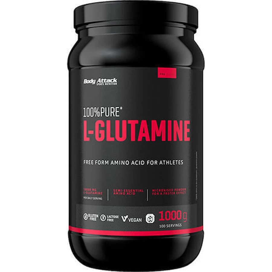 Body Attack Pure L-Glutamine 1000гр: ціни та характеристики