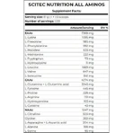 Scitec Nutrition All Aminos 340gr Mango: ціни та характеристики