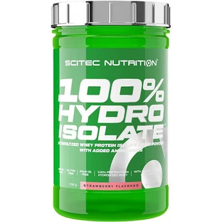 Scitec Nutrition 100% гідроізольований сироватковий протеїн Сироватковий протеїн без глютену зі смаком полуниці 700гр