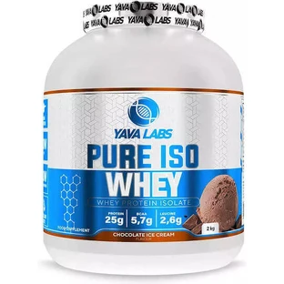 Yava Labs Pure Iso Whey Whey Protein Ароматизированный сывороточный протеин Шоколадное мороженое 2 кг