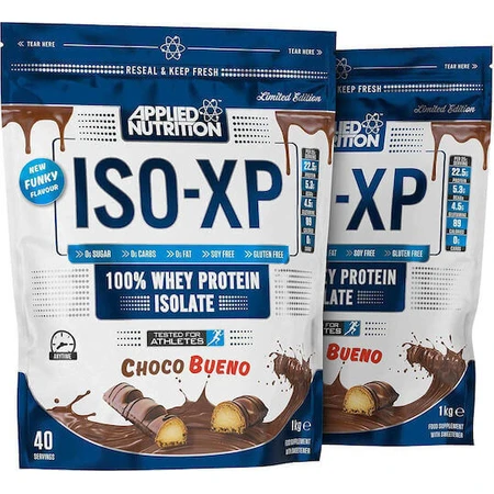 Applied Nutrition ISO-XP Whey Protein Сироватковий протеїн без глютену зі смаком Choco Bueno 1 кг: ціни та характеристики