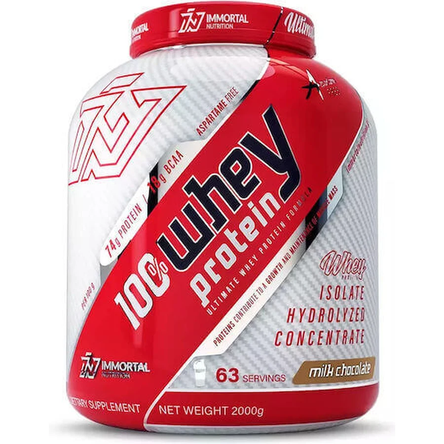 Immortal Nutrition 100% Whey Protein Milk Chocolate со вкусом шоколада Сывороточный протеин молочный шоколад 2 кг: цены и характеристики