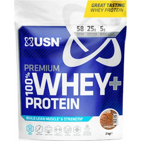 USN 100% Whey Premium Сывороточный протеин со вкусом шоколада 2 кг: цены и характеристики