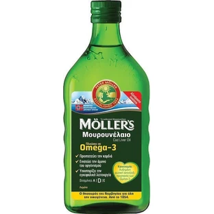 Moller's Cod Liver Oil Подходит для детей 250 мл Лимон
