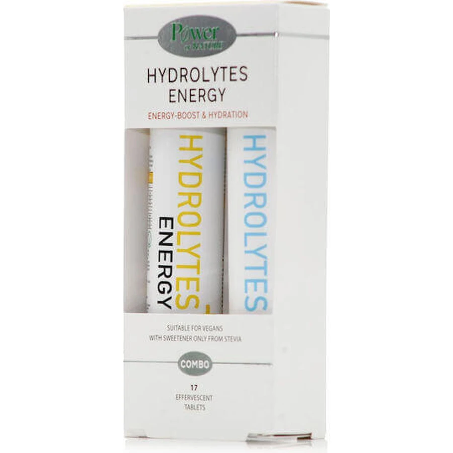 Power Of Nature Hydrolytes Plus Energy 20 шипучих таблеток и Hydrolytes 20 шипучих таблеток 2x10 шипучих таблеток: цены и характеристики