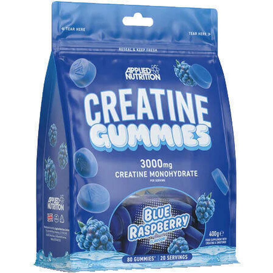 Applied Nutrition Креатин Gummies Blue Raspberry 80 капсул: ціни та характеристики