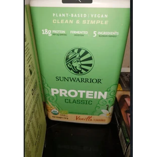 Sunwarrior Classic Chestnuts Organic Rice Gluten & Lactose Free Rice Protein with Chocolate Flavour 750gr