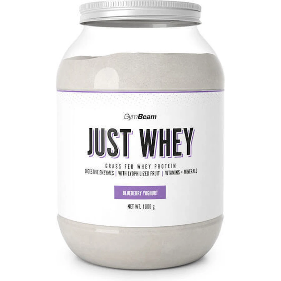 GymBeam Just Whey Йогурт зі смаком сироваткового протеїну з чорницею 1 кг: ціни та характеристики