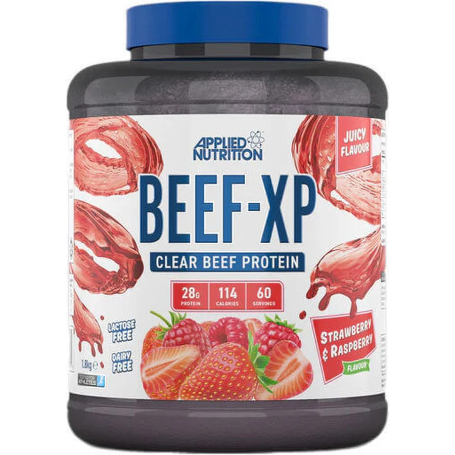 Applied Nutrition Beef-xp Безлактозный Beef-xp со вкусом клубники и малины 1,8 кг: цены и характеристики