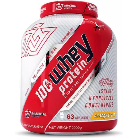 Immortal Nutrition 100% сироватковий протеїн Сироватковий протеїн зі смаком апельсинового крему 2 кг: ціни та характеристики