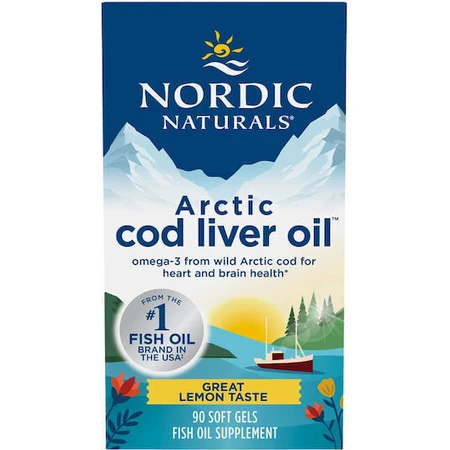 Nordic Naturals Arctic Cod Liver Oil 750mg 90 softgels Lemon: цены и характеристики