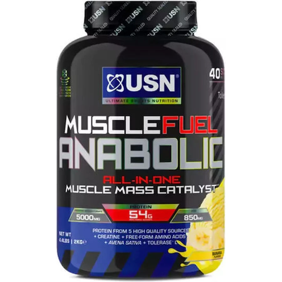 USN Muscle Fuel Анаболічне м'язове паливо з креатином та банановим смаком 2кг: ціни та характеристики