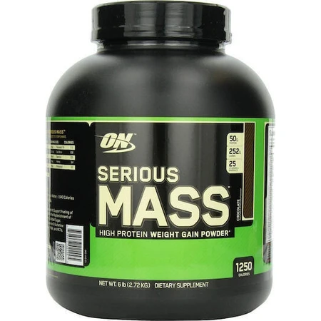 Optimum Nutrition Serious Mass Whey Protein с креатином и вкусом шоколада и арахисового масла 2,73 кг: цены и характеристики