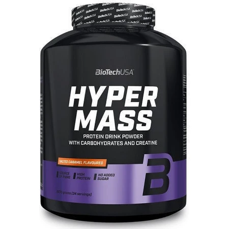 Biotech USA Hyper Mass с креатином без глютена со вкусом соленой карамели 4 кг: цены и характеристики