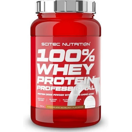 Scitec Nutrition 100% Whey Професійний сироватковий протеїн без глютену зі смаком шоколадного фундука 920гр: ціни та характеристики