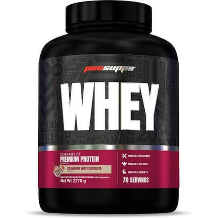 ProSupps сироватковий протеїн ProSupps сироватковий протеїн зі смаком полуниці White Choco 2,27 кг: ціни та характеристики