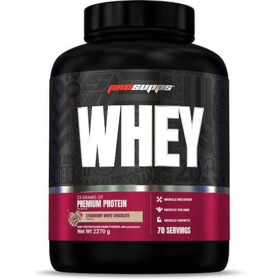 ProSupps сироватковий протеїн ProSupps сироватковий протеїн зі смаком полуниці White Choco 2,27 кг: ціни та характеристики
