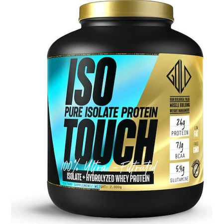 GoldTouch Nutrition Iso Touch 86% сироватковий протеїн без глютену зі смаком шоколадного тістечка та горіхів 2 кг: ціни та характеристики