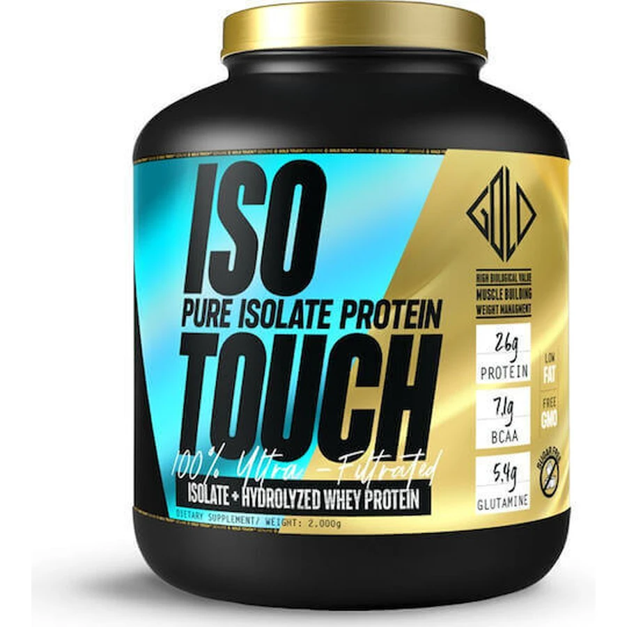 GoldTouch Nutrition Iso Touch 86% сироватковий протеїн без глютену зі смаком шоколадного тістечка та горіхів 2 кг: ціни та характеристики