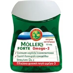 Moller's Forte Омега 3 печінка тріски та риб'ячий жир підходить для дітей 10 мг 60 капсул без смаку: ціни та характеристики