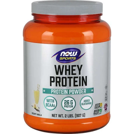 Now Foods Спортивний сироватковий протеїн зі смаком ванільних вершків 907гр: ціни та характеристики