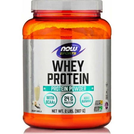Now Foods Спортивний сироватковий протеїн зі смаком ванільних вершків 907гр: ціни та характеристики