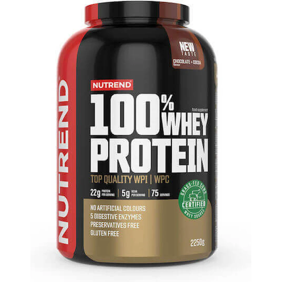 Nutrend 100% Whey Protein Way to Perfection Сывороточный протеин со вкусом клубники 2,25 кг: цены и характеристики