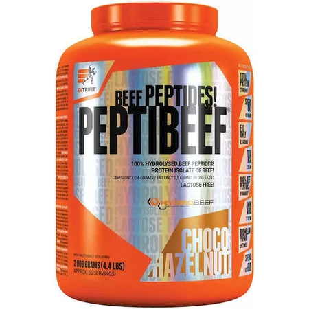 Extrifit Peptibeef Безлактозна яловичина зі смаком шоколадного фундука 2 кг: ціни та характеристики