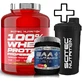 Персоналізований Scitec Nutrition 100% Whey Protein Professional 2350г арахісове масло та Scitec Nutrition Eaa + глютамін 300г манго та Scitec Nutrition Шейкер 700мл чорний