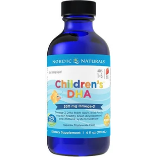 Nordic Naturals Детский рыбий жир Dha 530 мг 119 мл Клубника