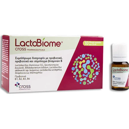 Cross Pharmaceuticals LactoBiome Probiotic 10 флаконов: цены и характеристики