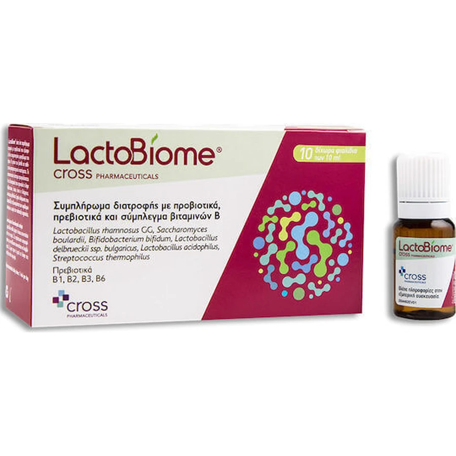 Cross Pharmaceuticals LactoBiome Probiotic 10 флаконов: цены и характеристики