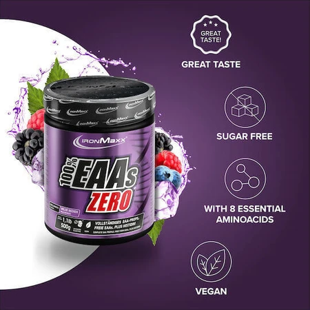 IronMaxx 100% EAAs Zero 500гр Дикие ягоды: цены и характеристики