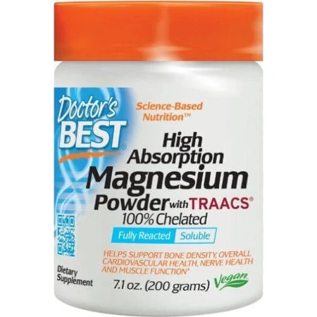 Doctor's Best Магний высокой степени усвоения 200 г: цены и характеристики