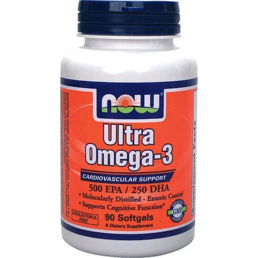 Now Foods Ultra Omega 3 Fish Oil 90 софтгелей неароматизированный: цены и характеристики