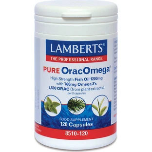 Lamberts Pure Orac Omega риб'ячий жир 120 капсул без смаку