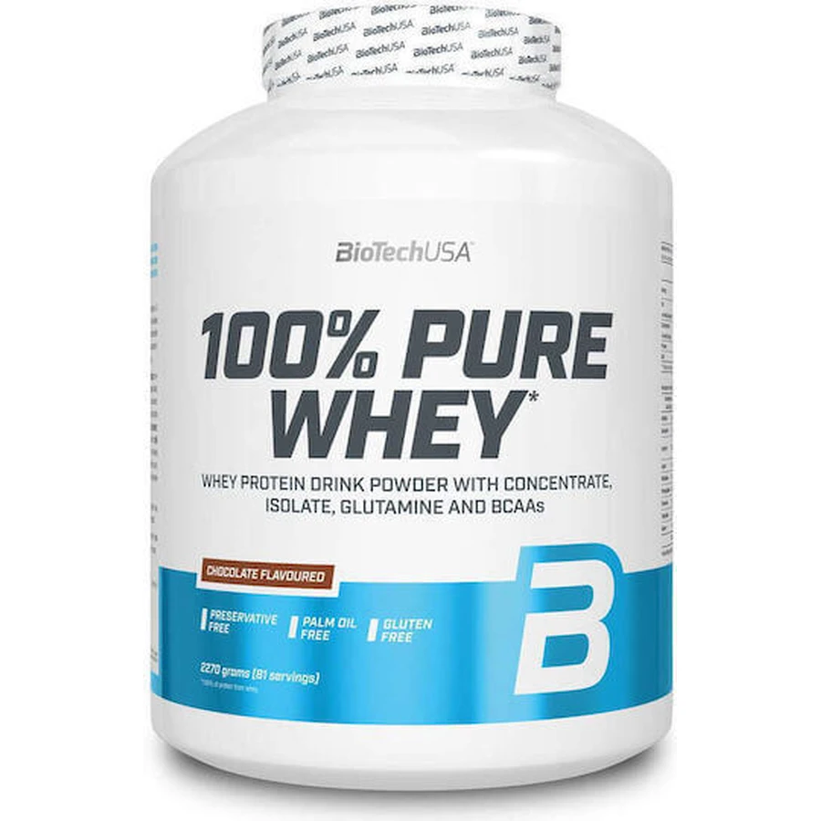 Biotech USA 100% чистый сывороточный протеин Whey Protein Whey Protein Gluten Free со вкусом шоколада 2,27 кг: цены и характеристики
