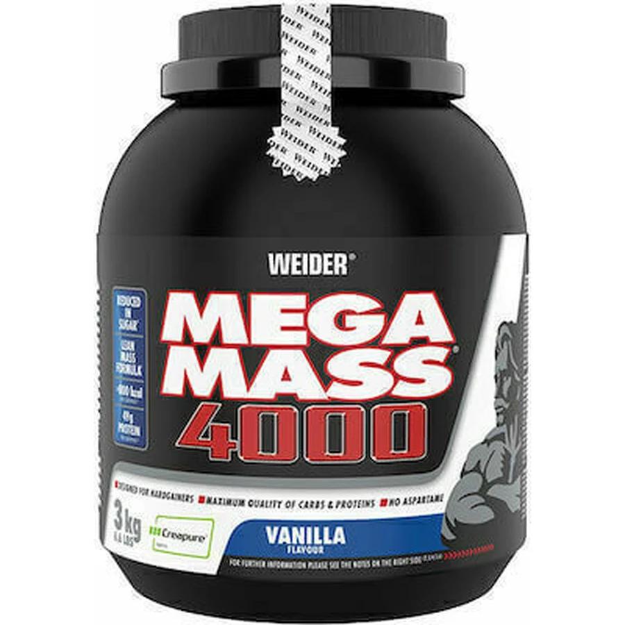 Weider Mega Mass 4000 Creapure зі смаком ванілі 3 кг: ціни та характеристики