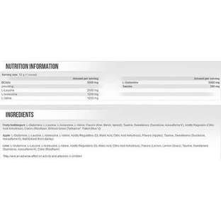 Scitec Nutrition BCAA + Glutamine Xpress 600гр жувальні цукерки зі смаком фруктів
