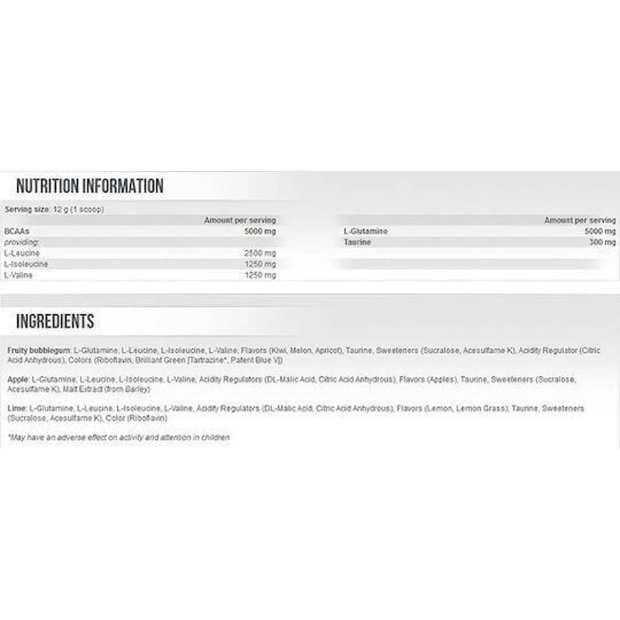 Scitec Nutrition BCAA + Glutamine Xpress 600гр жувальні цукерки зі смаком фруктів: ціни та характеристики