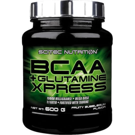 Scitec Nutrition BCAA + Glutamine Xpress 600гр жувальні цукерки зі смаком фруктів: ціни та характеристики