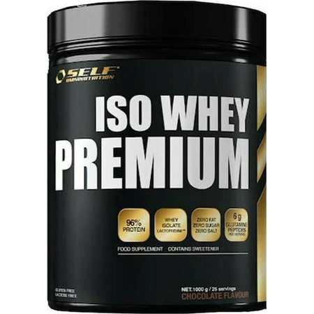 Самостійне всебічне харчування Ιso Whey Преміум сироватковий протеїн без глютену та лактози зі смаком шоколаду 1 кг: ціни та характеристики