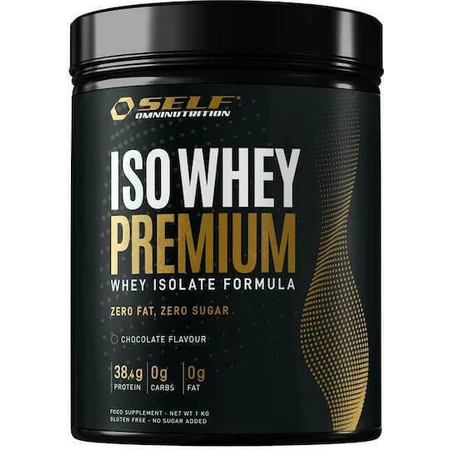 Самостійне всебічне харчування Ιso Whey Преміум сироватковий протеїн без глютену та лактози зі смаком шоколаду 1 кг: ціни та характеристики