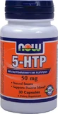 Now Foods 5-HTP 30 трав'яних капсул без смаку